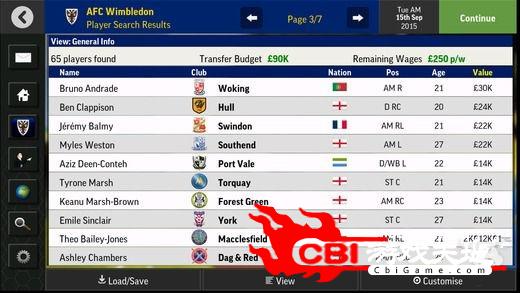 足球经理移动版2016图2