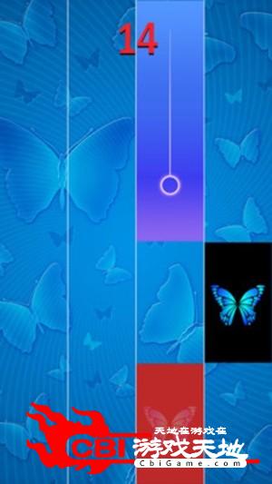 蓝蝴蝶钢琴块图3