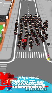 人群奔跑3D图0