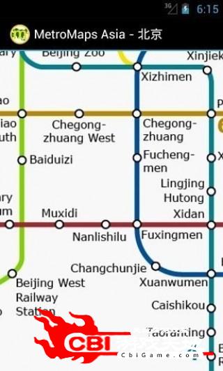 多国亚洲地铁地图旅行图1