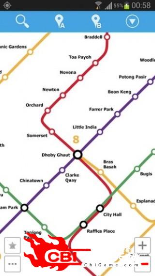 新加坡地铁地图地铁图3