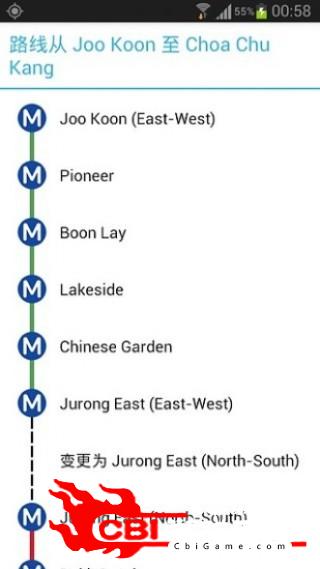 新加坡地铁地图地铁图0