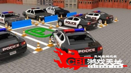 真实警车停车场3D图1