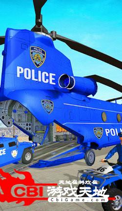 警察运输卡车3D图1