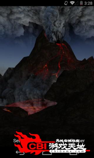 3D火山梦象动态壁纸图2