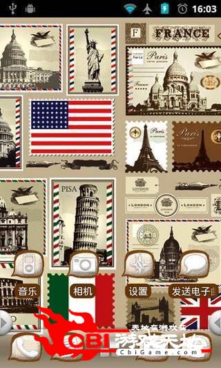 邮票集-桌面主题桌面图2