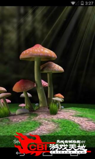 3D蘑菇梦象动态壁纸世界图0
