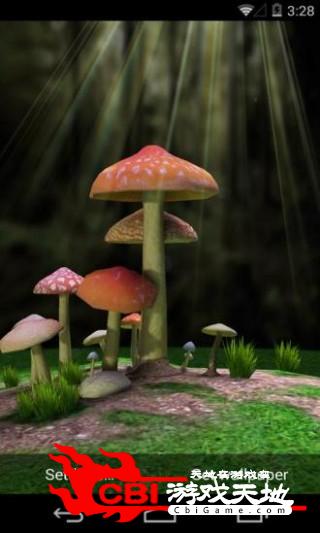 3D蘑菇梦象动态壁纸世界图1