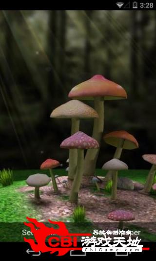 3D蘑菇梦象动态壁纸世界图4