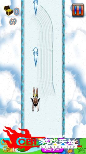 企鹅滑雪赛图1
