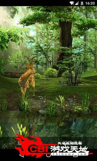 3D晨光森林梦象壁纸主题图2