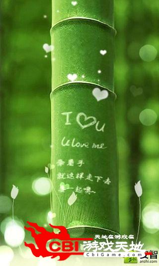 竹之语-绿豆动态壁纸美女图0