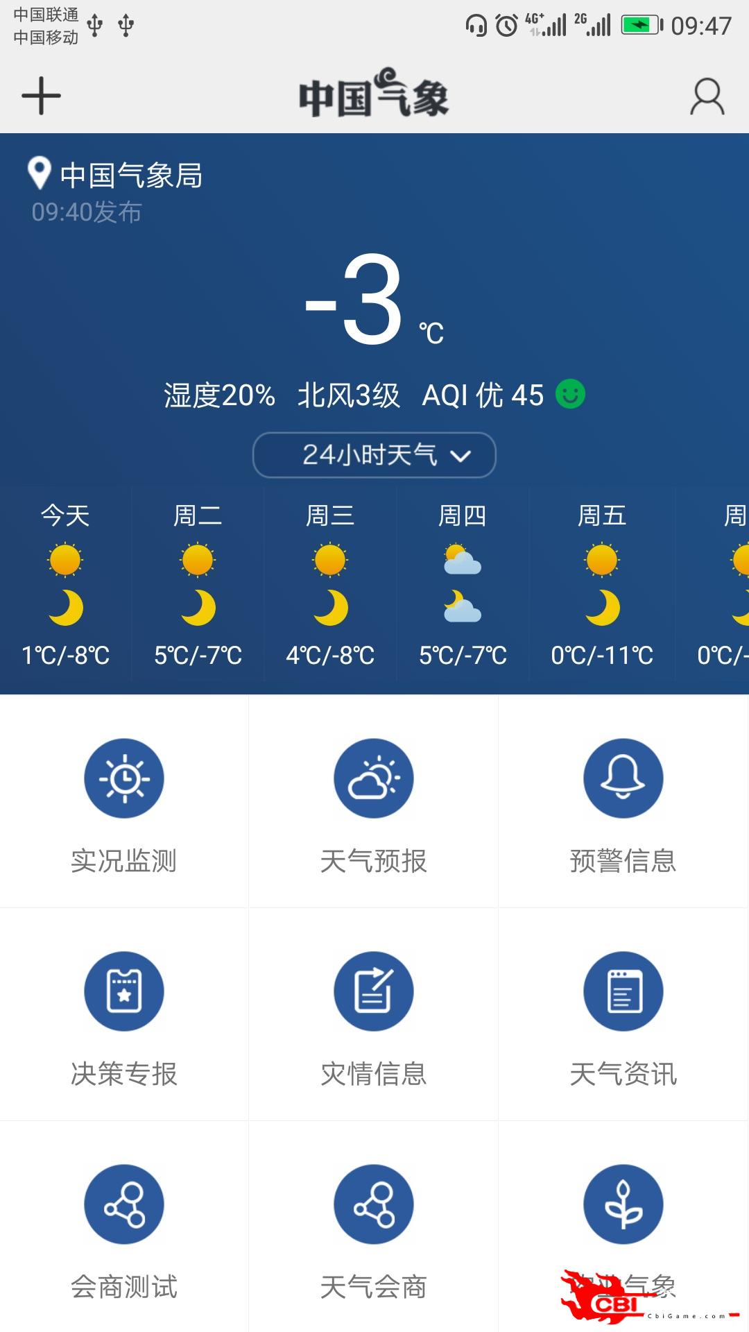 中国气象气象图1