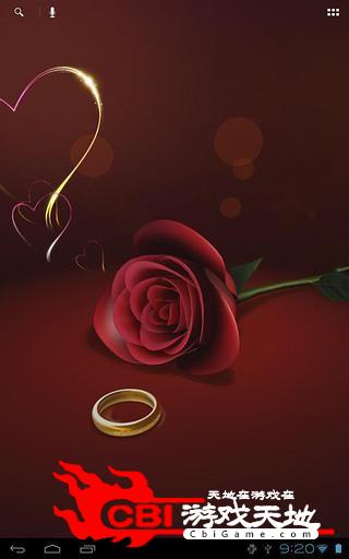 玫瑰花3D壁纸音乐图1