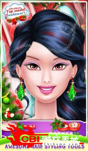 圣诞节顶级模特化妆图2