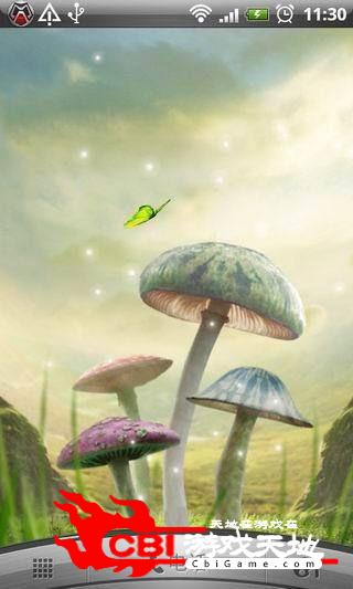 梦幻蘑菇动态壁纸动画图1