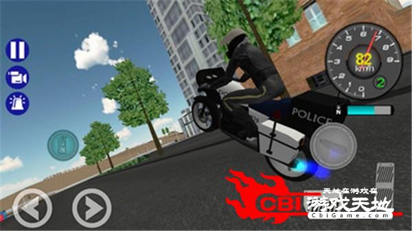 警察摩托车骑手图2