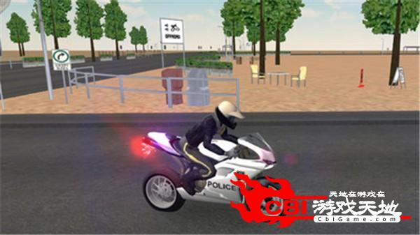 警察摩托车骑手图1