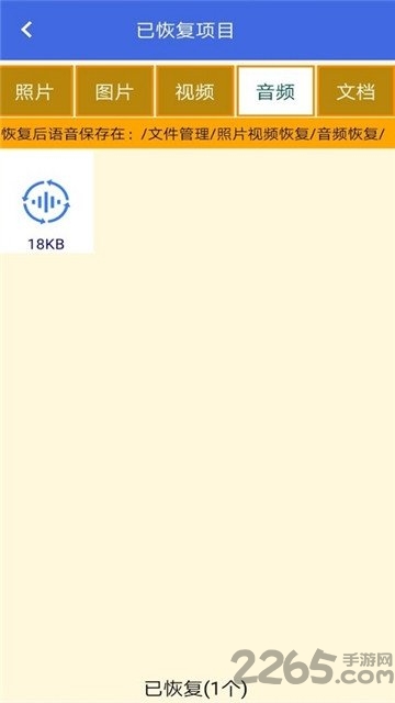 照片视频恢复精灵手机版图1